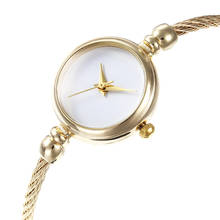 Reloj de pulsera de cuarzo para mujer, cronógrafo de aleación con esfera redonda, sin escala, de lujo, a la moda 2024 - compra barato