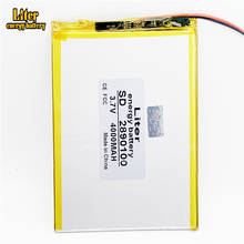 Batería de energía de 3,7 V,4000mAH 2890100 3090100 litros (batería de polímero de iones de litio) batería de iones de litio para Mp3 MP4 MP5 GPS 2024 - compra barato