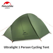Naturehike 1.3kg Camping Tent 1Person 20D Silicon Outdoor Ultralight Backpack Tent Portable Hiking Cycling Tent With Free Mat 2024 - buy cheap