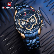 NAVIFORCE Original Sport Men Watch Luxury Brand Steel Band Clock Waterproof Military Quartz Wristwatches Male Relogio Masculino 2024 - buy cheap