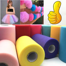 Tulle Roll 100Yards 15cm Organza Roll  Tulle Organza Fabric Spool Tutu  Skirt Girl Baby Shower Decor  Birthday Party Supplies 2024 - buy cheap