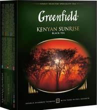 Tea Greenfield "Kenyan Sunrise", Black, 100 bags 2024 - buy cheap