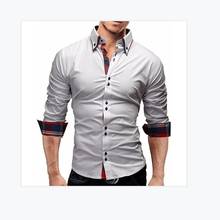 Camisas de vestir de lujo de satén negro para hombre, camisa de esmoquin suave de seda 2019, ajustada, informal, para fiesta de boda y graduación 2024 - compra barato