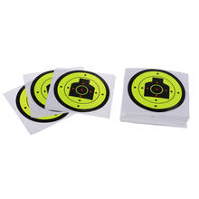 100pcs Shooting Target Paper Adhesive Splatter Sticker Reactive Shots Target Paintball Accessories 2024 - buy cheap