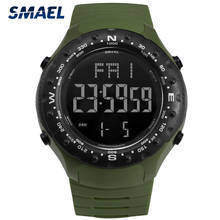 SMAEL-reloj analógico de cuarzo para hombre, cronógrafo deportivo Digital con pantalla LED, estilo militar, marca superior de lujo, WS1342 2024 - compra barato