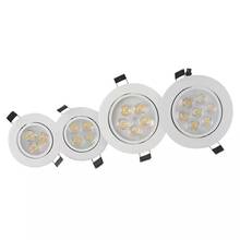 Dimmable Downlight light 9W 12W 15W 21W 220V 110V Recessed Led ceiling lamp Warm / White/Cold White Round Led Spot Light 2024 - buy cheap