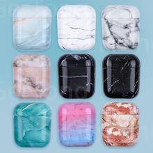 Marble Pattern Cases For Apple Airpods 1 2 Earphone Case Cute Cover For Apple Airpods 2 Original Air Pods 1 Shell Sleeve Coque 2024 - buy cheap