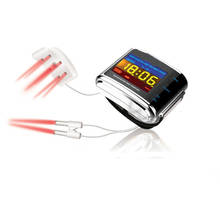 High Blood Pressure Diabetes Cholesterol Rhinitis Treatment 650nm Laser Therapy Physiotherapy Health Care Diabetic Wrist Watch 2024 - buy cheap