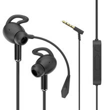 3.5mm Inear Earphone Wired Control Earbud With Dual Micphone Gaming Headset For Xiaomi Smart Phone Earphone Sports Music Headset 2024 - buy cheap