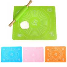 Non-Stick Safe Silicone Mat Rolling Dough Scale Pad Cake Baking Mat Table Sheet Bakeware Liners Home Kitchen Baking Tool 2024 - buy cheap