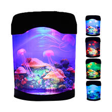 LED Colorful Aquarium Night Light Simulation Jellyfish Lamp USB/Battery Powered Ellyfish Tank Energy Saving Lamp 2024 - buy cheap