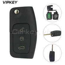 Складной ключ Remotekey 3M5T15K601AB HU101 433 МГц для Ford B-Max Fiesta Focus Galaxy Kuga S-Max 2008 2009 2010 2011 без чипа 2024 - купить недорого