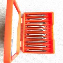 Free shipping of 10pcs/set HSS made 172 model type A 1.0-3.0mm center drills for die steel,copper,aluminum, zinc etc processing. 2024 - buy cheap