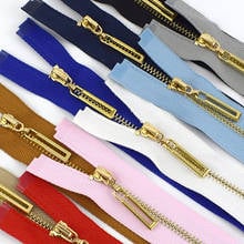 Meetee 2/5pcs 40-70cm Auto Lock Open-End Zipper 3# Metal Zippers Colorful Gold Teeth Zip DIY Sewing Garment Bags Accessories 2024 - buy cheap