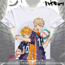 ¡Haikyuu! Shoyou Hinata kageyama tobio, disfraz de tela para adultos y niños, camiseta de manga corta 2024 - compra barato