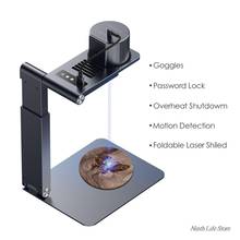 Gravador a laser portátil pequeno com suporte, impressora 3d, tamanho pequeno, cortador, gravador 2024 - compre barato