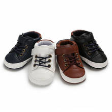 2019 New toddler Baby Kids Boys Girls Soft Crib Shoes Faux Leather Sneakers Anti-slip Trainers kids shoes 2024 - buy cheap