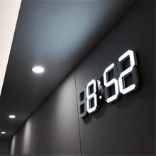 3D Numbers Digital Clock LED Clock Alarm Watch USB Charge 24/12 Hour Display Snooze Desk Digital Alarm Clock Home Bedroom Decor 2024 - buy cheap