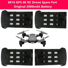 Drone original com controle remoto dobrável 4k 8816 gps, peças de reposição com bateria de 2000mah para fotografias aéreas 4k hd e quadricóptero rc 2024 - compre barato
