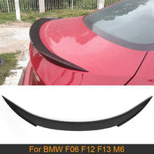 Carbon Fiber Rear Trunk Spoiler Wing for BMW 6 Series F06 F12 F13 M6 640i 650i 2014 - 2016 Car Tail Trunk Lid Lip Wing Spoiler 2024 - buy cheap