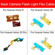 Задняя камера с фонариком датчик приближения гибкий ленточный кабель для Huawei Honor 8 20 20 Pro 20S задняя камера фонарик гибкий 2024 - купить недорого