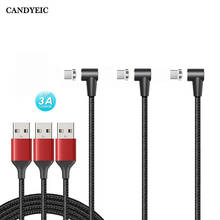 Магнитный зарядный кабель CANDYEIC для vivo X60 Pro, кабель для передачи данных, USB Тип C, смартфон 2024 - купить недорого