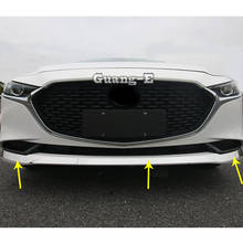 For Mazda 3 Mazda3 Axela M3 2019 2020 2021 Car Cover Protection Trim Front Bottom Grid Grill Grille Around Edge Bumper 2024 - buy cheap