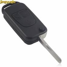 Jingyuqin Remote Automative Car Key Shell For Mercedes For Benz ML SL S C 3 Buttons Switchblade Folding Flip Key Case Cover 2024 - buy cheap