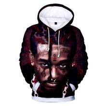 Rapper Lil Uzi Vert 3D Hoodies Hip Hop Fashion Popular Men Women Long Sleeve Hooded Sweatshirt Streetwear Loose casual tops 2024 - buy cheap