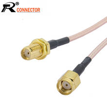10pcs/lot SMA Female Jack to RP SMA Male Connector RF Coaxial Cable SMA to SMA Adapter RG316 Pigtail Extension Cable 2024 - buy cheap