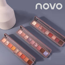 Novo Glitter Galaxy Eyeshadow Palette 9 Colors Pigment Shimmer Matte Eyeshadow Makeup Flash Shine Diamond Shadow Kit 2024 - buy cheap