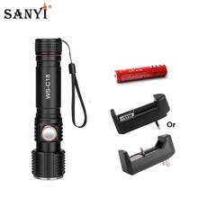 3 Modes XML T6 LED Tactical Flashlight Handheld 18650 Torch Portable Lantern Water Resistant for Emergency Outdoor Activity 2024 - buy cheap