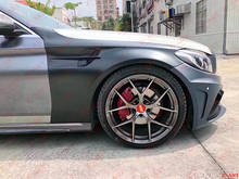 Refletor frontal para-choques, gtr, para classe c, w205, amg, gtr, visual frontal, kit de adaptação 2024 - compre barato