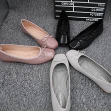 Spring 2020 Patent Leather Flat Shoes Women Ballerina Round Toe Shallow Ballet Flats Slip On Loafers Casual Office Ladies Shoes 2024 - buy cheap