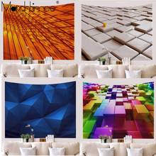 Psychedelic Future Science Tapestry Wall Hanging 3D Modern Geometric Wall Tapestry Wall Decor Bedspread Yoga Mat Picnic Cloth 2024 - buy cheap