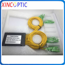 Módulo do divisor do plc da caixa do abs do plc da fibra ótica de 1x32 1m 2.0mm ftth 1:32 com conector do sc/lc/fc/st apc upc 2024 - compre barato