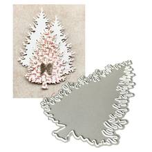 Plantilla de troqueles de corte de Metal para árbol de Navidad, álbum de recortes DIY, sello de tarjeta de papel en relieve 2024 - compra barato