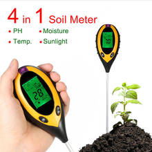 4 In1 Plant Soil PH Meter Moisture Tester Light Analyzer Temperature Sunlight Intensity Measurement Analysis Acidity Dropshippin 2024 - buy cheap