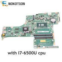 NOKOTION For HP Envy 17 17-G Laptop Motherboard DAX1BDMB6F0 Geforce 940M graphics SR2EZ i7-6500U CPU 2024 - buy cheap