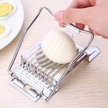 Hot Home Kitchen Egg Cutter Stainless Steel Boiled Egg Slicer Section Cutter Wire Egg Slicer Kitchen Tools 2024 - buy cheap