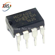 50PCS MCP602-I/P DIP8 MCP602 DIP 2.7V to 5.5V Single Supply CMOS Op Amps MCP602 DIP8 2024 - buy cheap