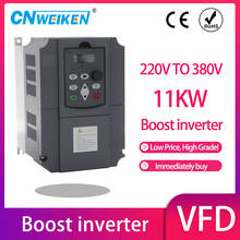 Conversor de impulsionador step, inversor de 220v para 380v, 11kw, 3 fases, transformador de energia para motor vfd 2024 - compre barato