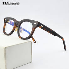 2020 Vintage Round Optical Glasses Frame Men Women Computer Glasses Transparent Eyeglasses Retro Brand Acetate Spectacles Frames 2024 - buy cheap