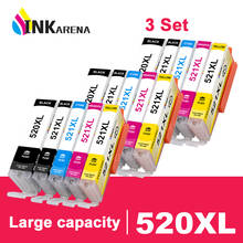 Ink Cartridges PGI 520 CLI 521 for Canon Cartridge PIXMA iP3600 4600 4700 MP 540 550 560 620 630 640 980 MX860 Printer Full Ink 2024 - buy cheap