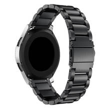 Beafiry pulseira de relógio de aço inoxidável, 18mm 20mm 22mm, pulseira de relógio de alta qualidade para homens e mulheres, prata, preto e dourado 2024 - compre barato