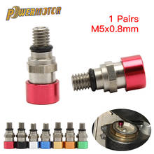 M5x0.8mm Fork Air Bleeder Relief Valve For Honda CR 80 85 125 250 500 CRF 250R 250X 450R 450X 250RX For Kawasaki Yamaha Suzuki 2024 - купить недорого