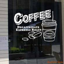 Кофе Decaffeinate Espressso, Обжарка на вынос, чашка для кафе, магазин, искусство на стену, знак, Декор 2024 - купить недорого