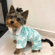 Mono clásico para perros pequeños, pijamas para Mascotas Yorkies Shih Tzu, traje para Mascotas, Otoño e Invierno 2024 - compra barato