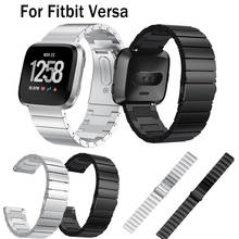 Stainless Steel Wristband Quick Release Strap For Fitbit Versa Smart Watch Metal Bracelet Replacement Band For Fitbit Versa 2 2024 - buy cheap