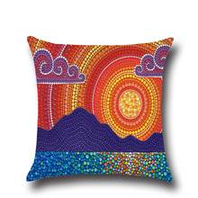Colorful Mandala Pillowcase Geometric Throw Cushion Pillow Cover Printing Cushion Pillow Case Bedroom Office 45x45cm 2024 - buy cheap